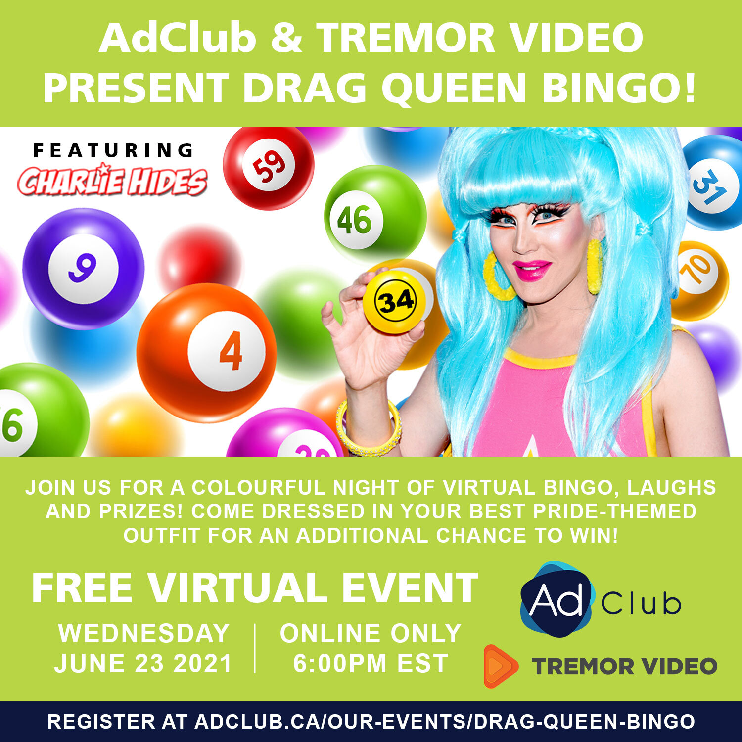 & Tremor Video Present Drag Queen Bingo The Advertising Club